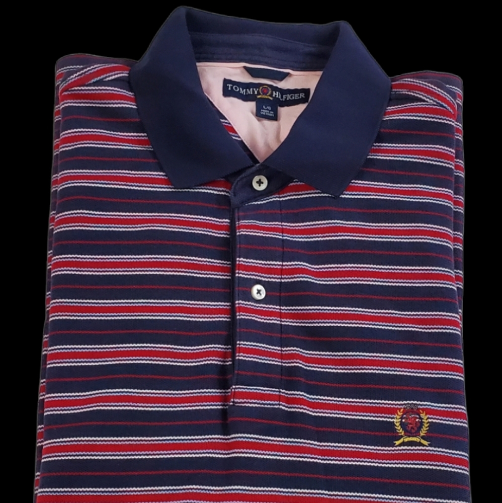 Vintage Tommy Hilfiger Stripped Polo
